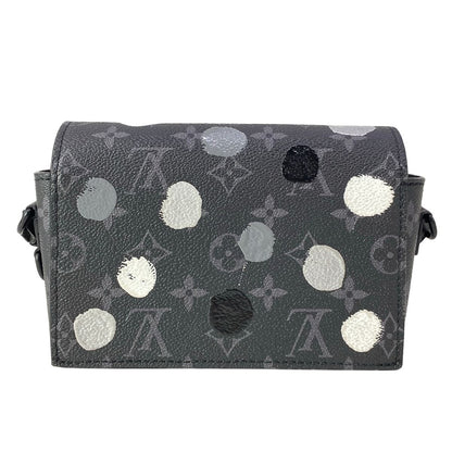 Louis Vuitton Wallet Yayoi Kusama Steamer Wearable Monogram Eclipse Gray — view 2