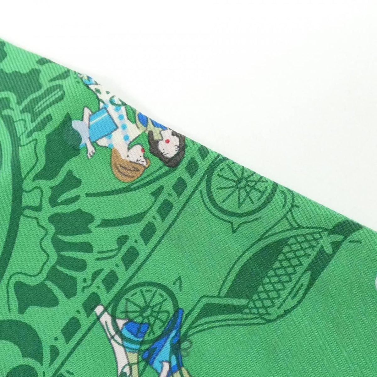 Hermes Twilly Scarf Green — view 6