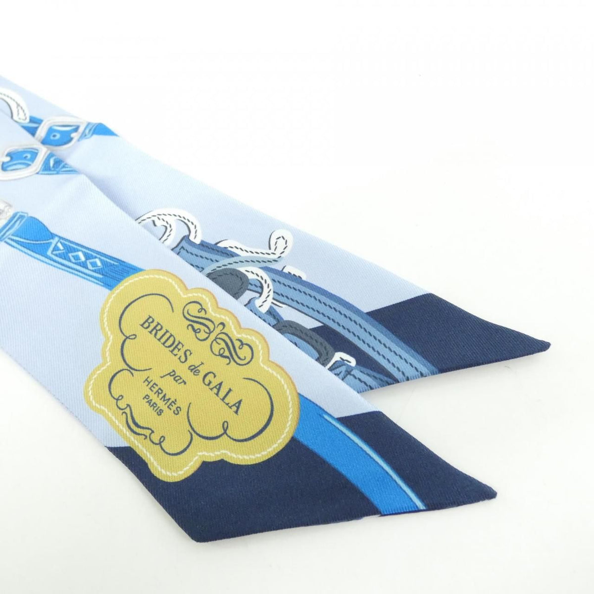 Hermes Brides de Gala Applique Twilly Scarf — view 2