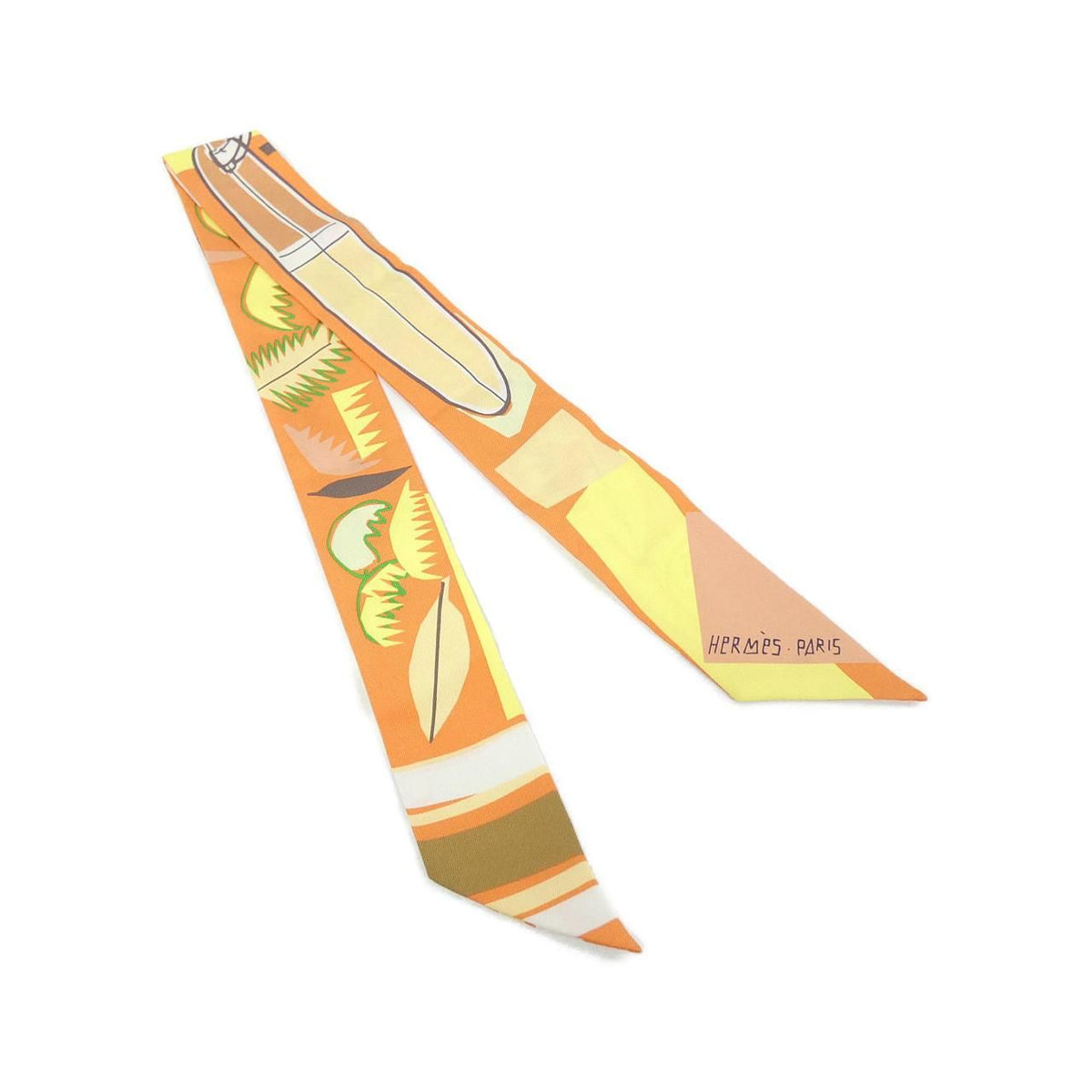 Hermes Sea Surf and Fun Twilly Scarf