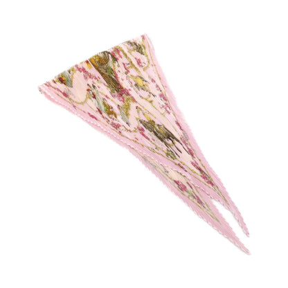 Hermes Pleated Scarf Pink