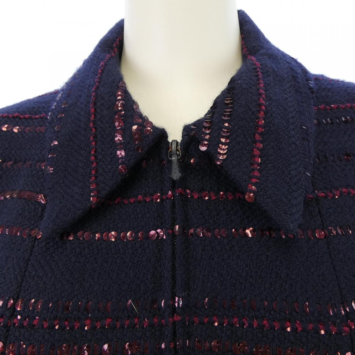 Chanel 00A Vintage Jacket Navy — view 5