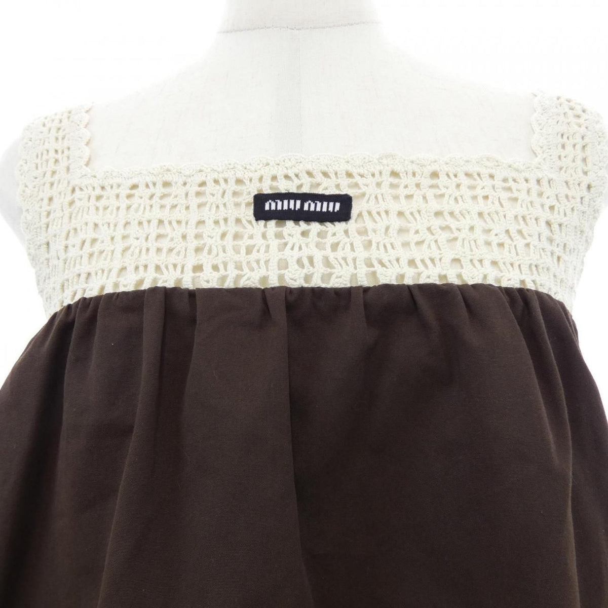 Miu Miu Dress Brown — view 5