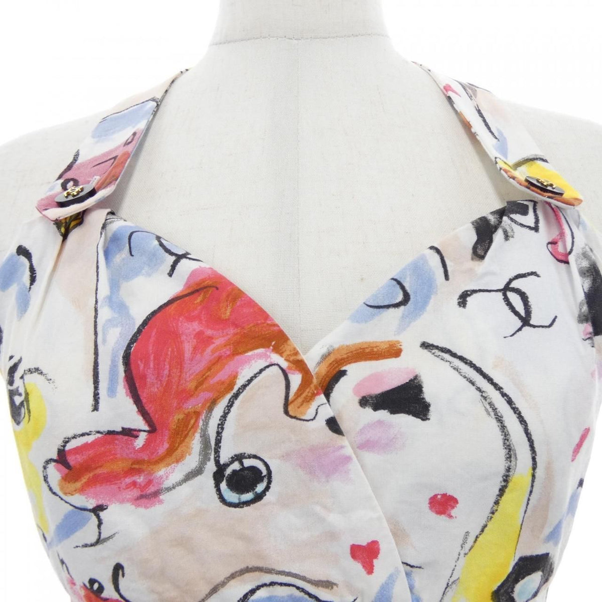 Chanel 95P Vintage Dress White — view 6