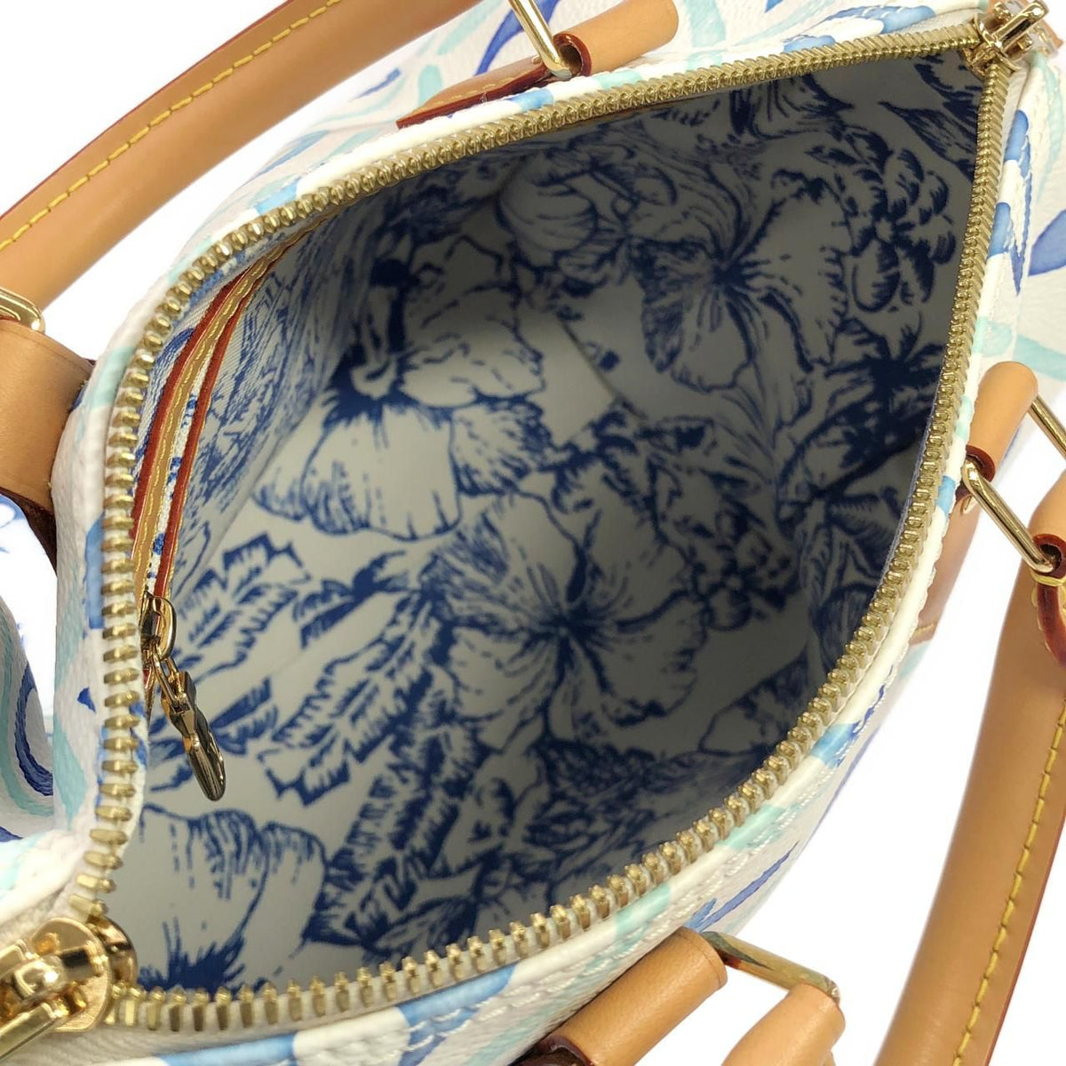 Louis Vuitton Monogram Tile Speedy Bandouliere 25 Boston Bag — view 8