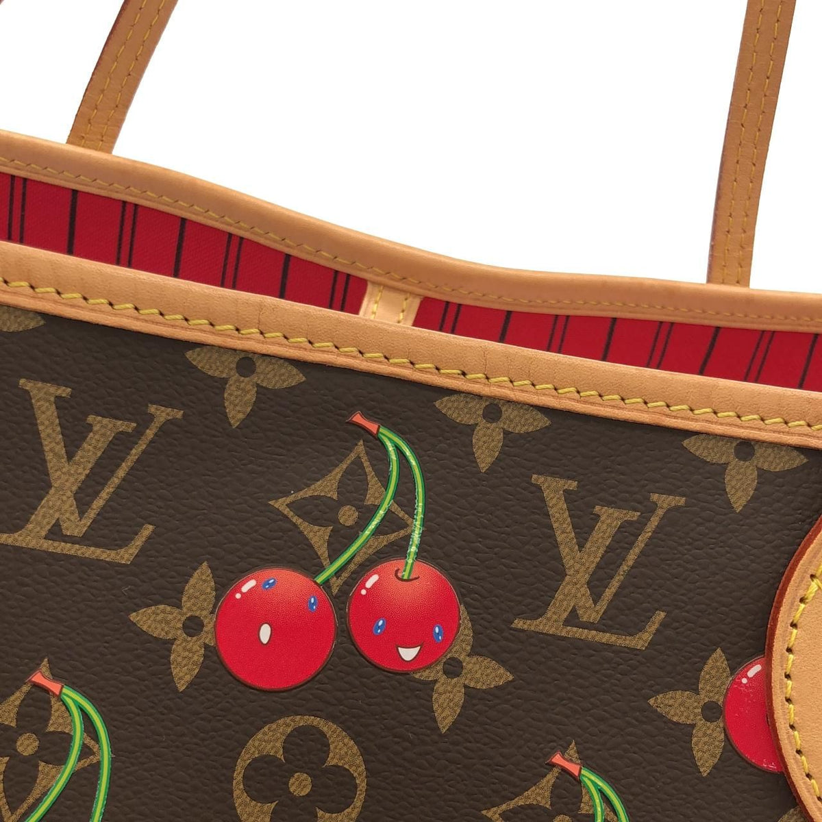 Louis Vuitton Monogram Cherry Neverfull MM Bag