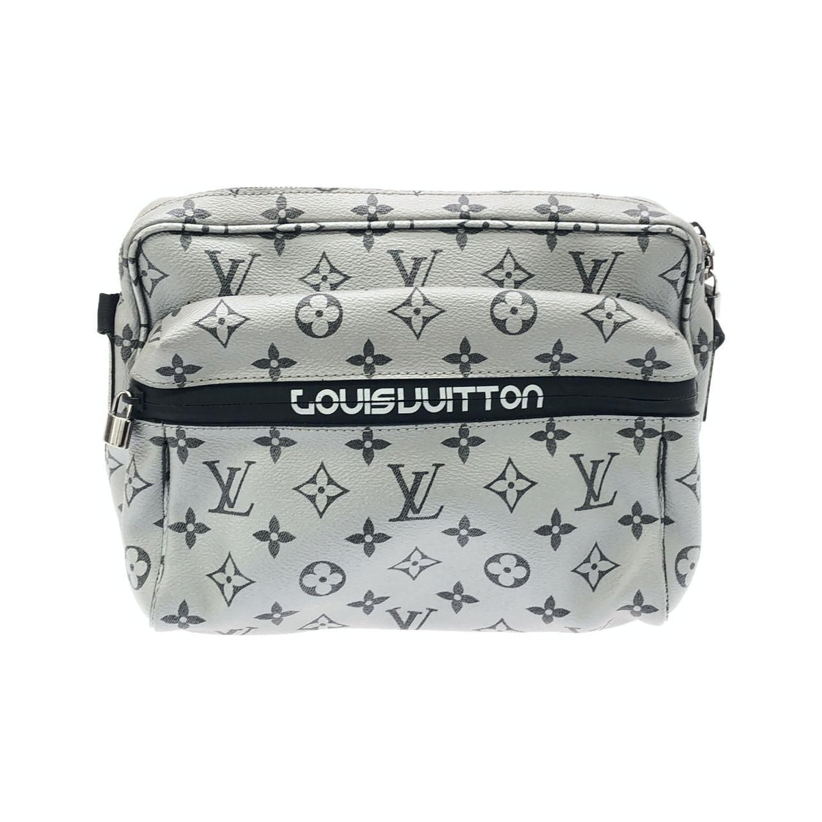 Louis Vuitton Monogram Silver Messenger PM Shoulder Bag