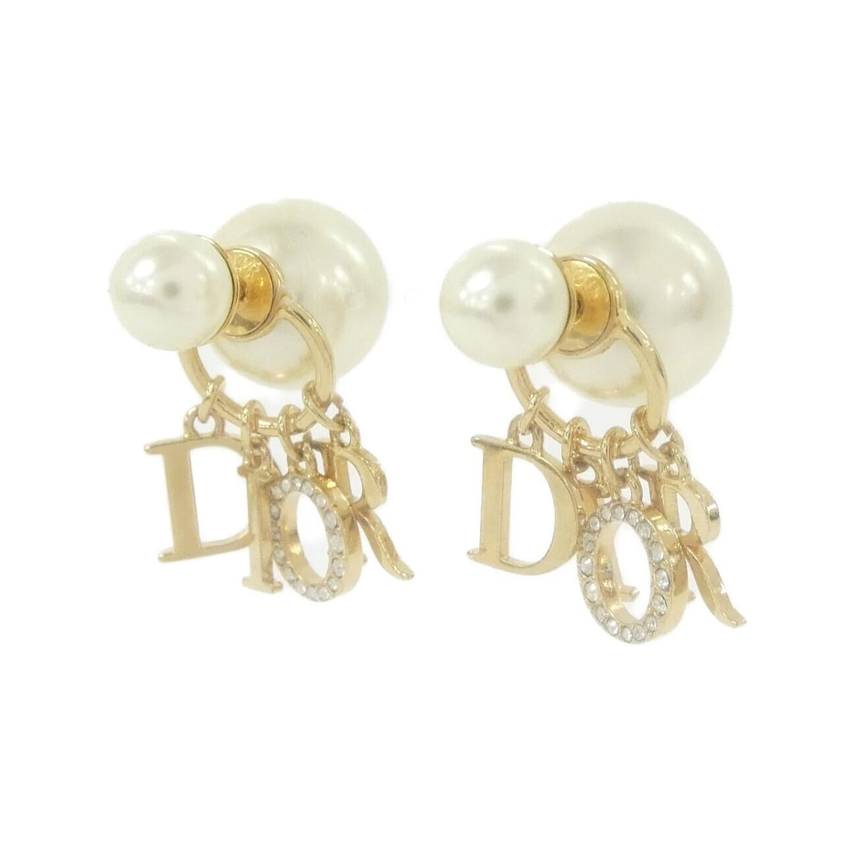 Dior Tribal Earrings Gold — view 2