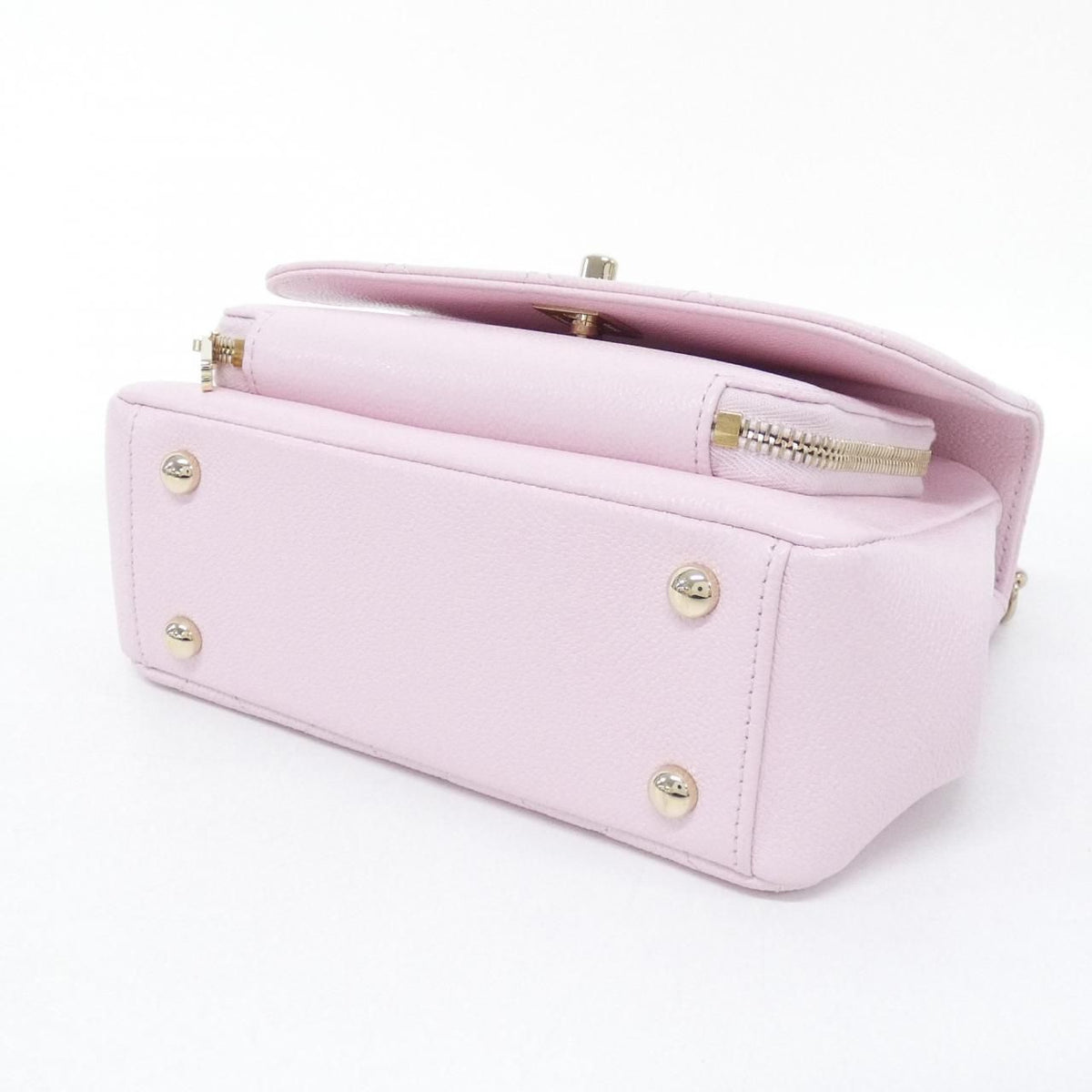Chanel Bag Handbag Pink — view 3