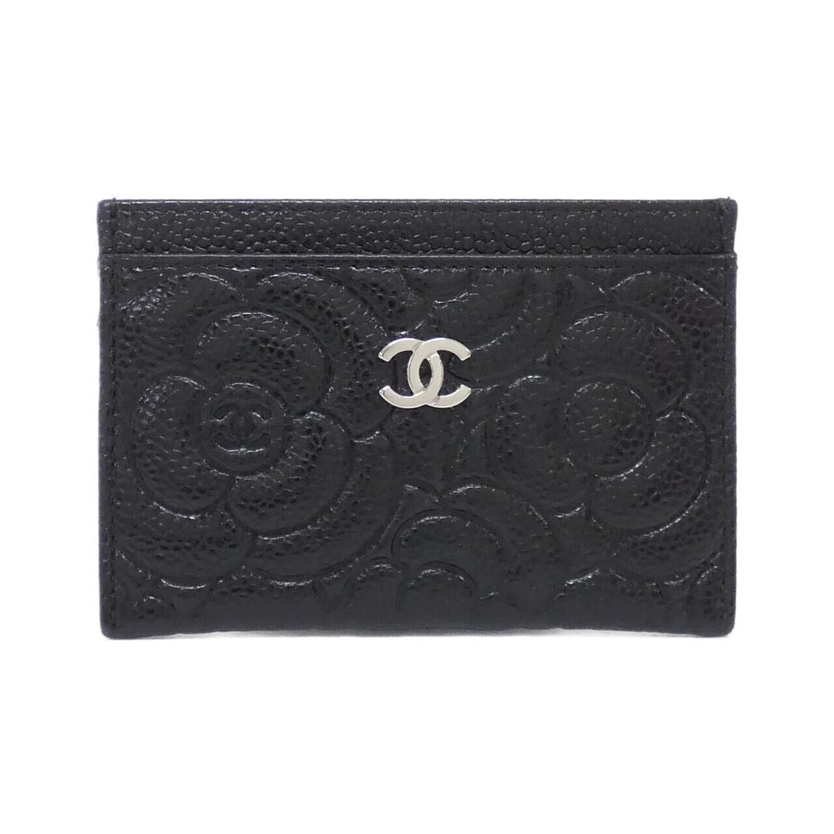 Chanel Card Case Card Holders Black