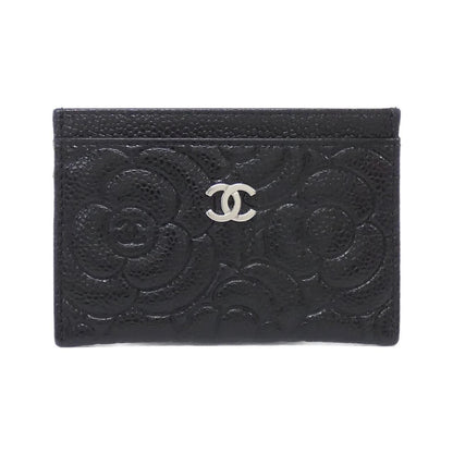 Chanel Card Case Card Holders Black