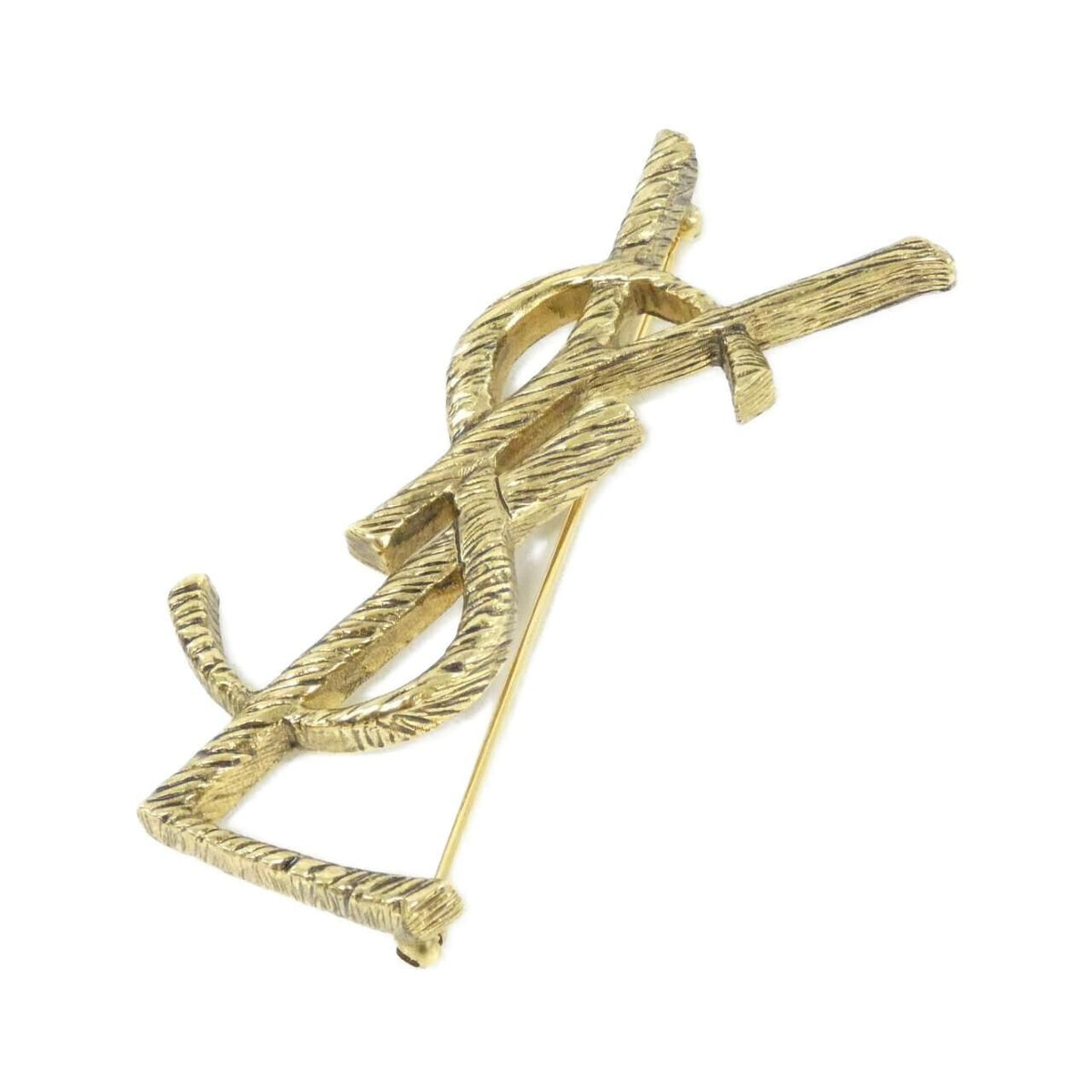 Saint Laurent Brooch Gold