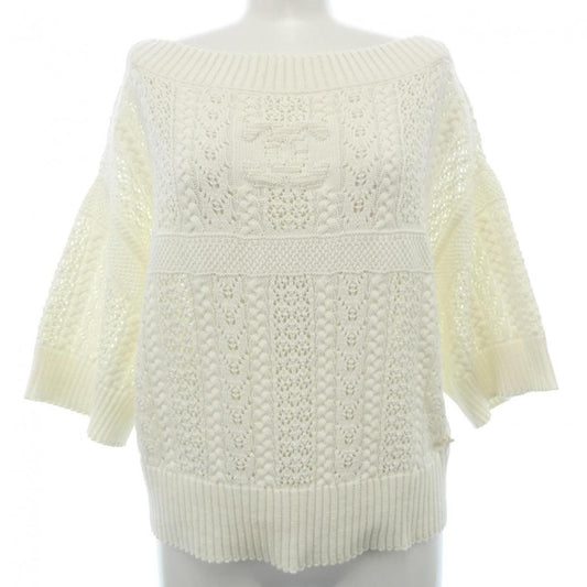 Chanel Knit Sweater White