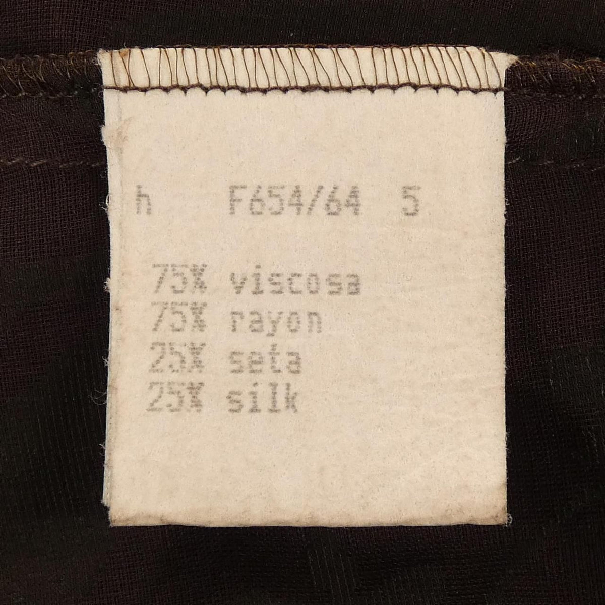 Fendi Vintage Dress Brown — view 3
