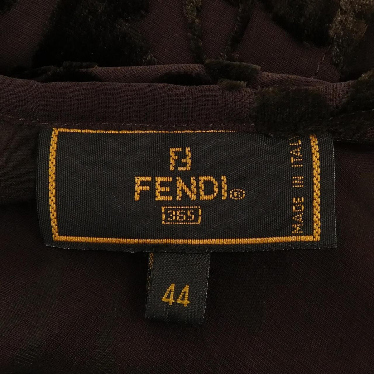 Fendi Vintage Dress Brown — view 4