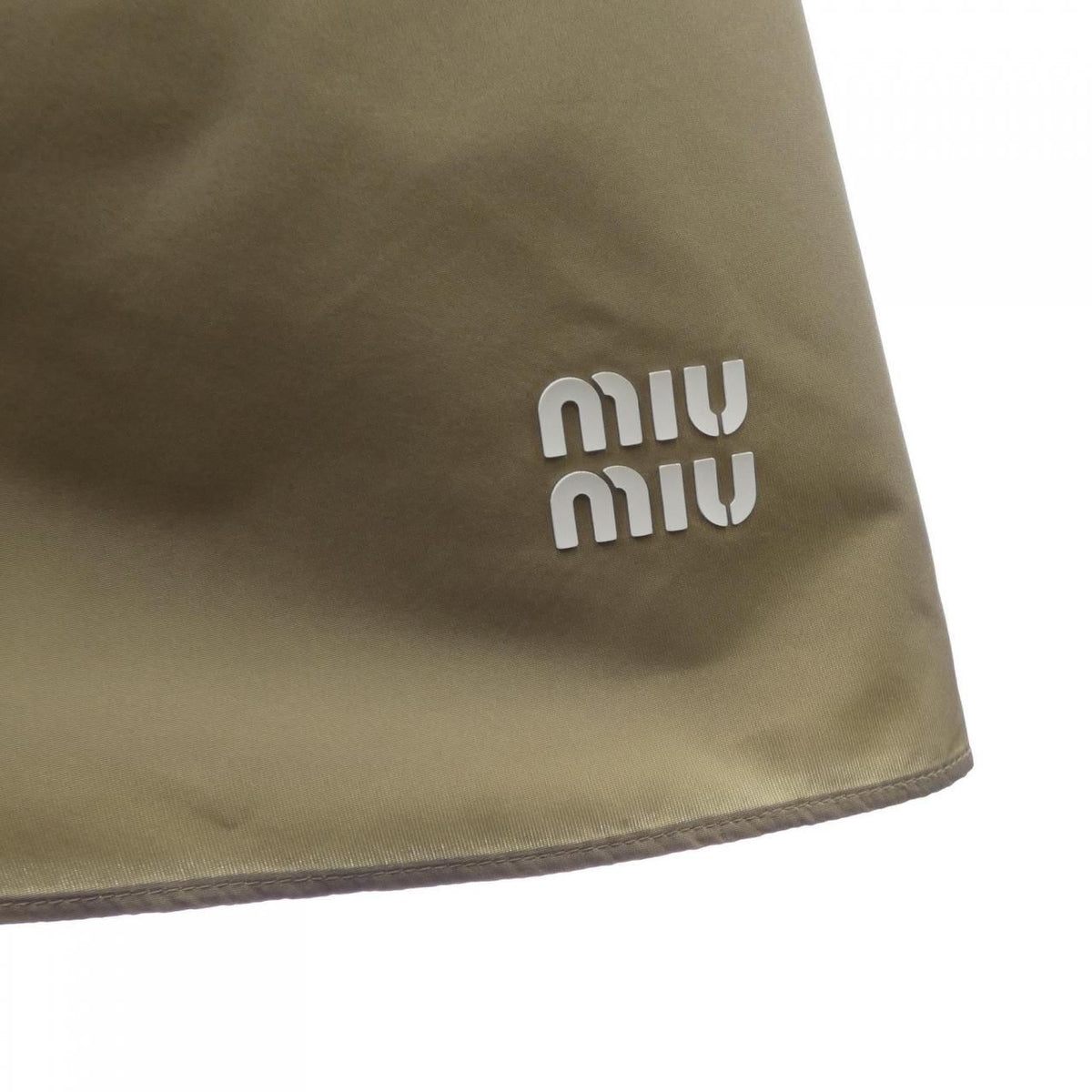 Miu Miu Technical Fabric Skirt Logo — view 6