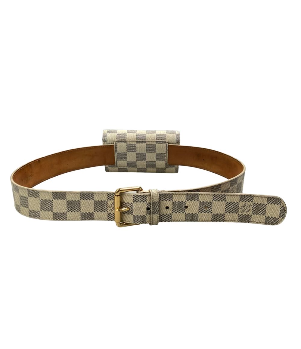 Louis Vuitton Belt Pochette Ceinture Damier Azur — view 2