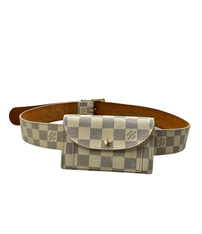 Louis Vuitton Belt Pochette Ceinture Damier Azur