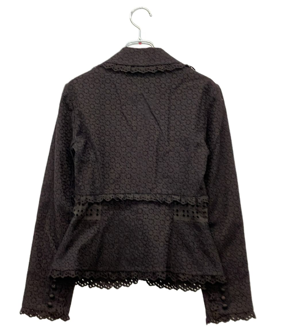 Louis Vuitton Tailored Jacket Ruffle Patching Lace 36 — view 2