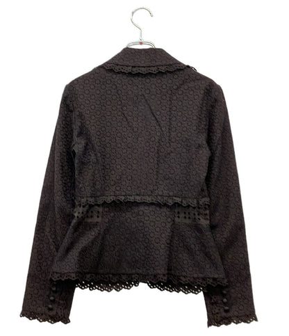 Louis Vuitton Tailored Jacket Ruffle Patching Lace 36 — view 2