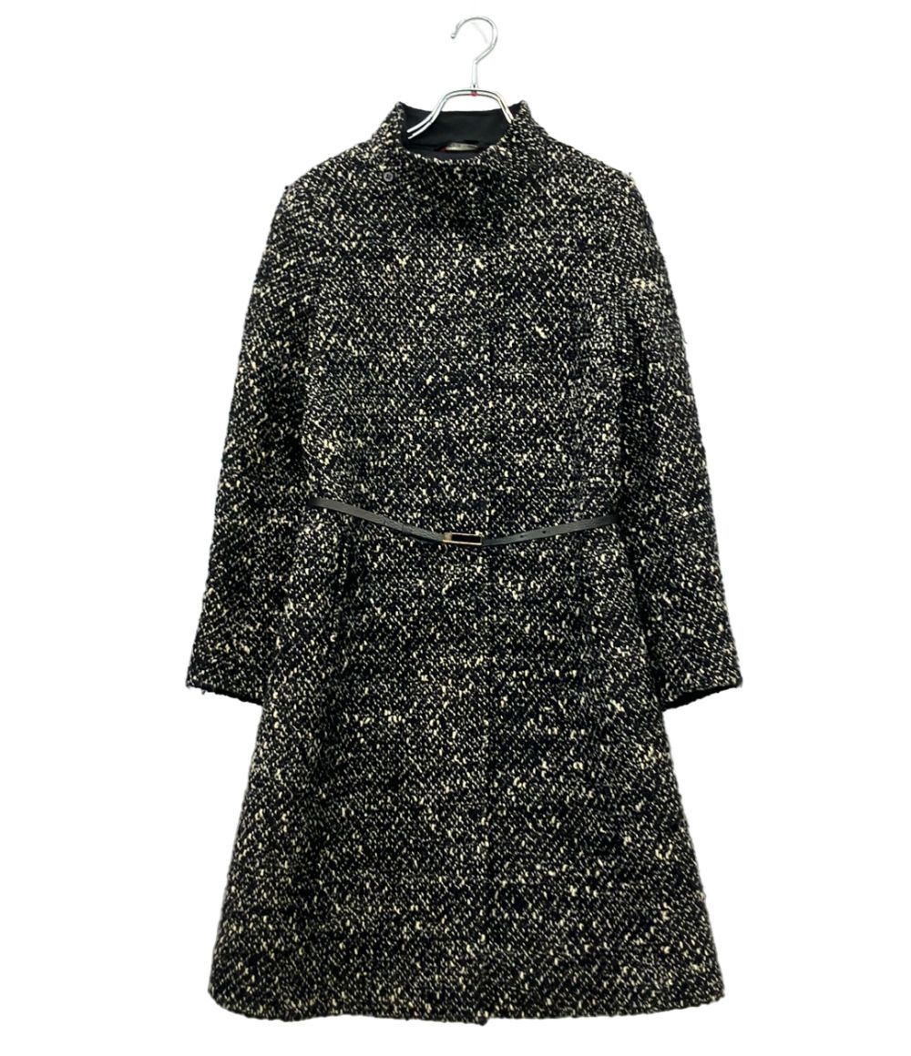 Max Mara Long Coat Tweed 38