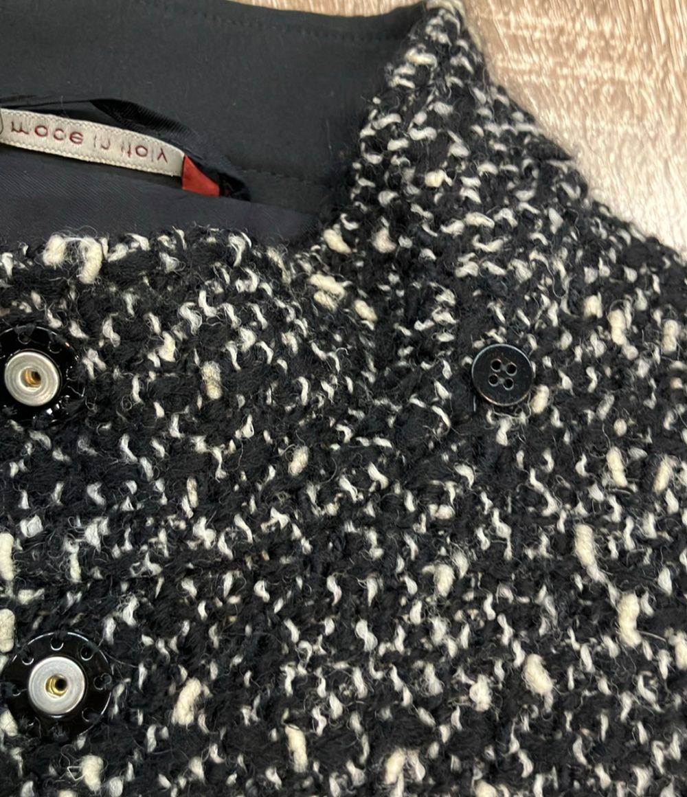 Max Mara Long Coat Tweed 38 — view 5