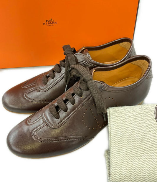 Hermes Leather Sneakers Evelyne