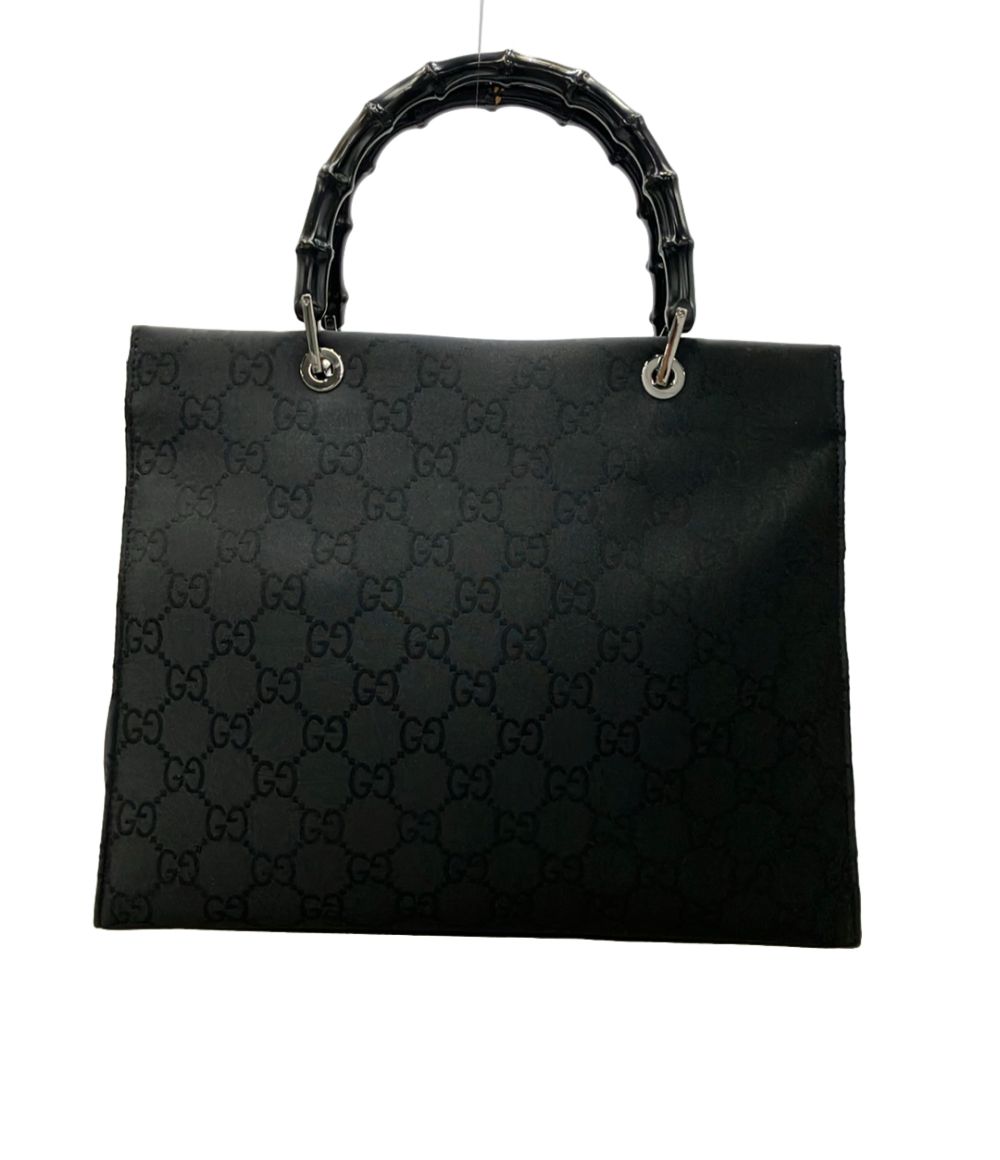 Gucci Tote Bag GG Pattern Bamboo