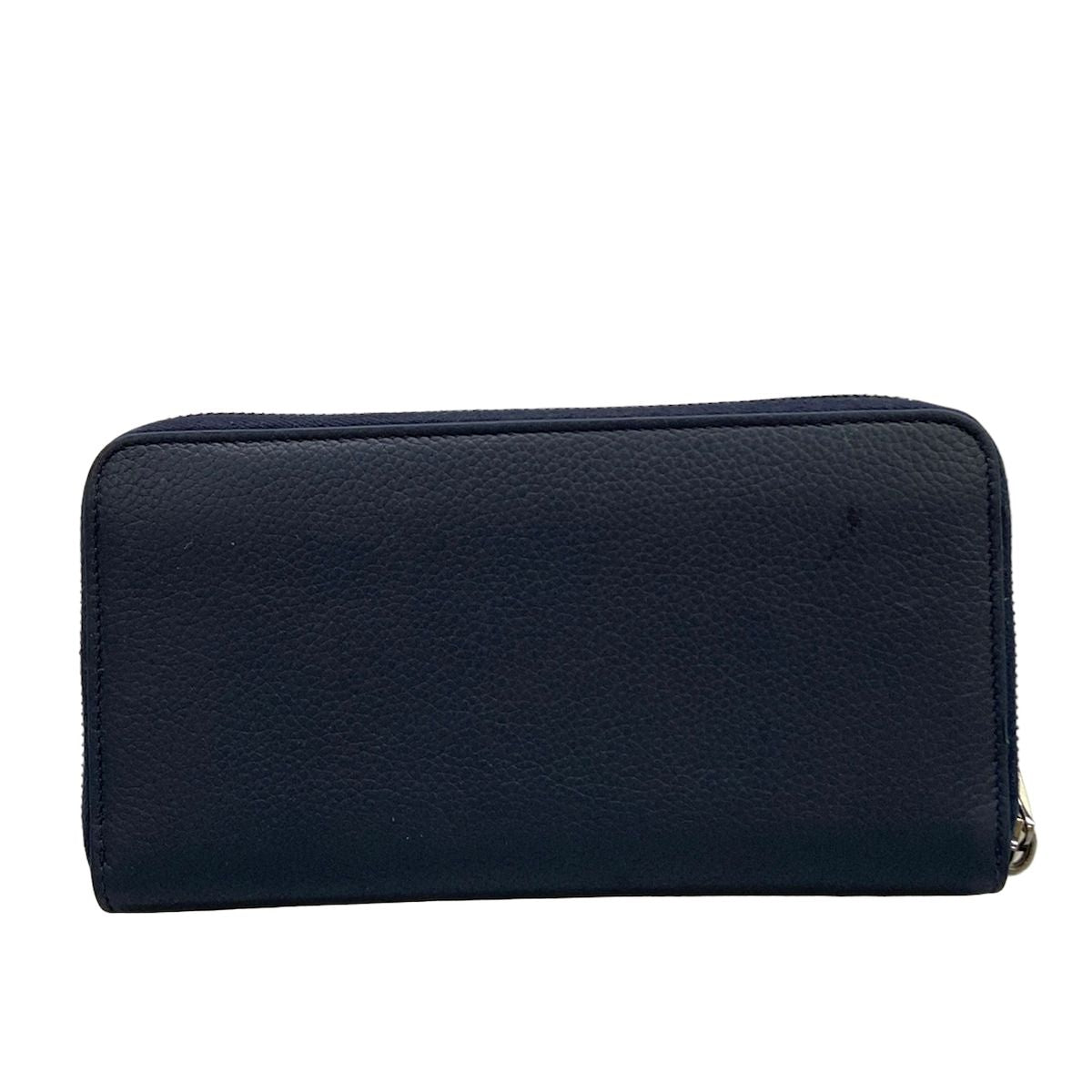 Dior Wallet Black Zip Around Leather — view 2