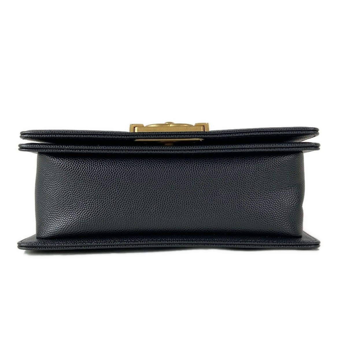 Chanel Shoulder Bag Boy 20 Quilted Black Chain Vintage Gold — view 5