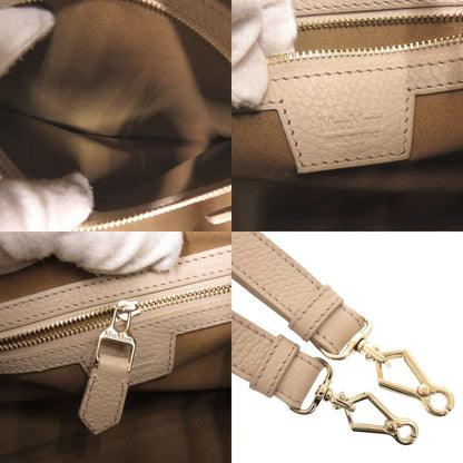 Max Mara Marine Leather Beige 2-Way Shoulder Bag — view 7