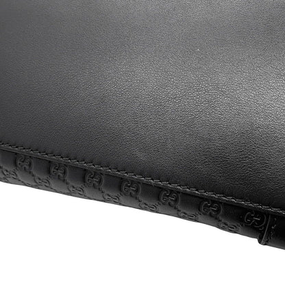 Gucci Tote Micro Guccissima Leather 2-Way Shoulder Bag Black — view 8