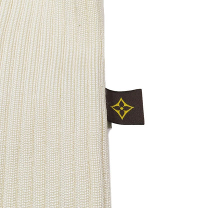 Louis Vuitton Frill Color Rib Knit Mini Dress Long Sleeve Short Length Sweater — view 6