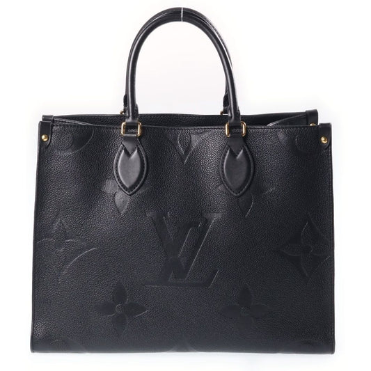 Louis Vuitton Monogram Empreinte On The Go MM Leather 2-Way Tote Shoulder Bag
