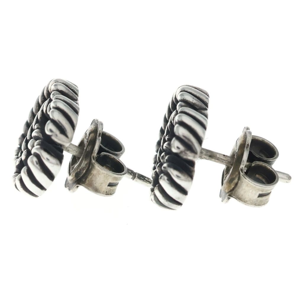 Gucci Double G Twist Logo Earrings Silver — view 4