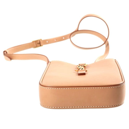 Saint Laurent Paris Le 5 A 7 Cassandra Leather Shoulder Bag Beige — view 4