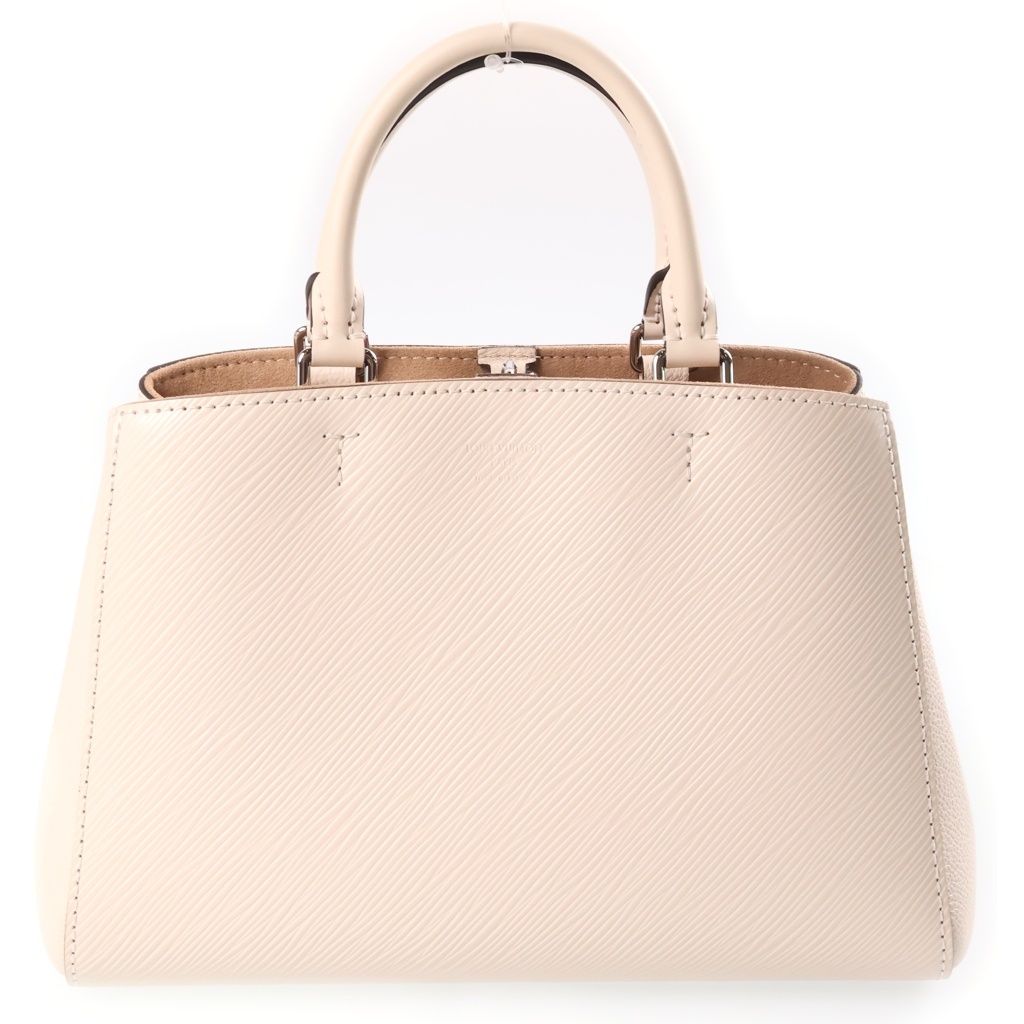 Louis Vuitton Epi Marelle Tote BB Quartz 2-Way Shoulder Bag Ivory Brown Leather — view 2