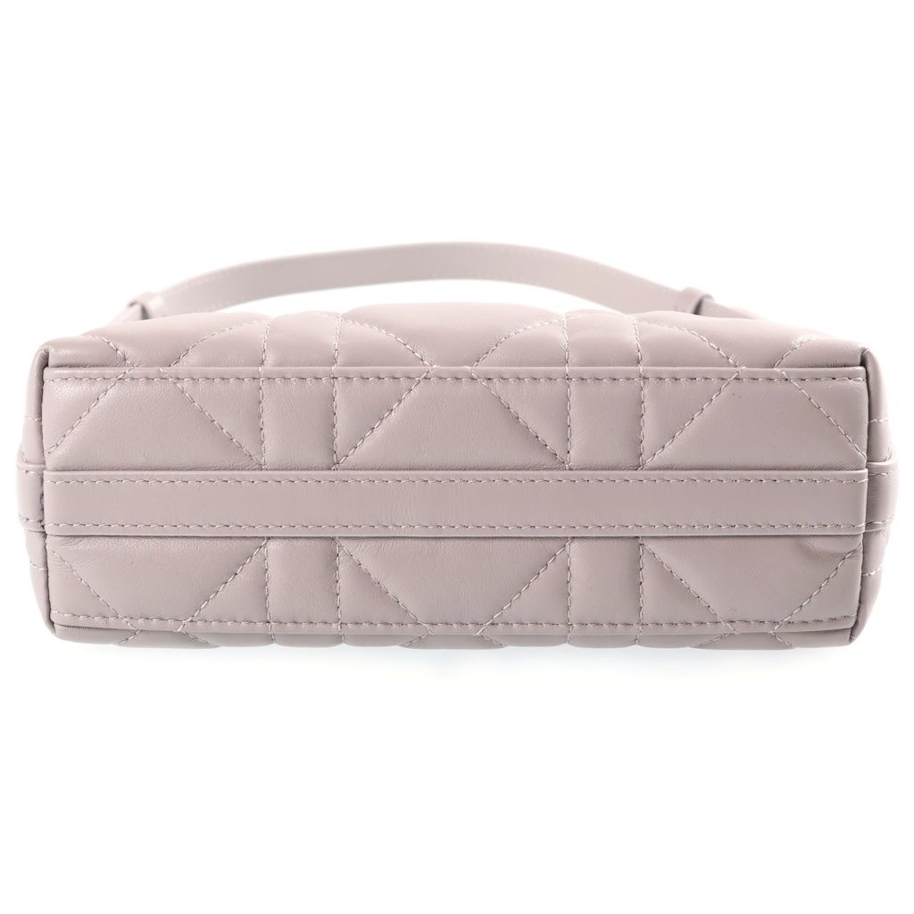 Dior Miss Caro Diorling Macro Cannage Lambskin Mini Bag 2-Way Greige — view 4