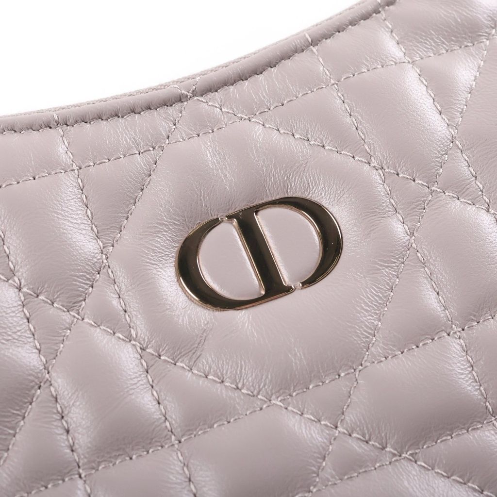 Dior Miss Caro Diorling Macro Cannage Lambskin Mini Bag 2-Way Greige — view 6