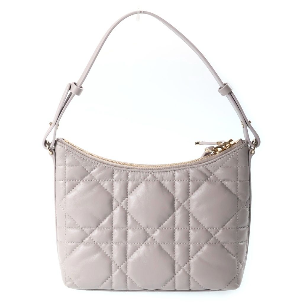 Dior Miss Caro Diorling Macro Cannage Lambskin Mini Bag 2-Way Greige — view 2