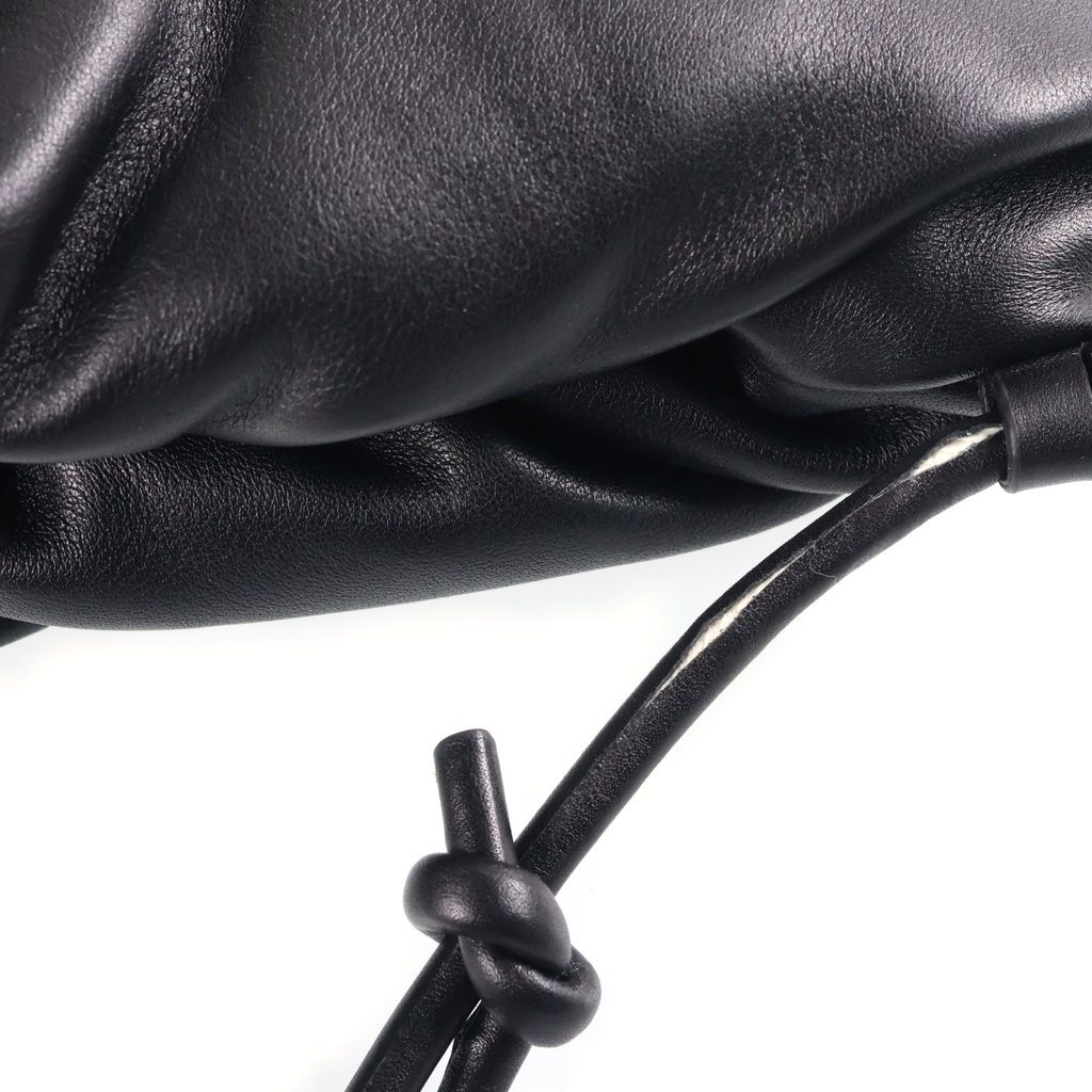 Bottega Veneta Fringe Shoulder Bag Black Leather — view 7