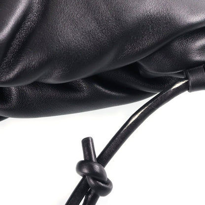 Bottega Veneta Fringe Shoulder Bag Black Leather — view 7