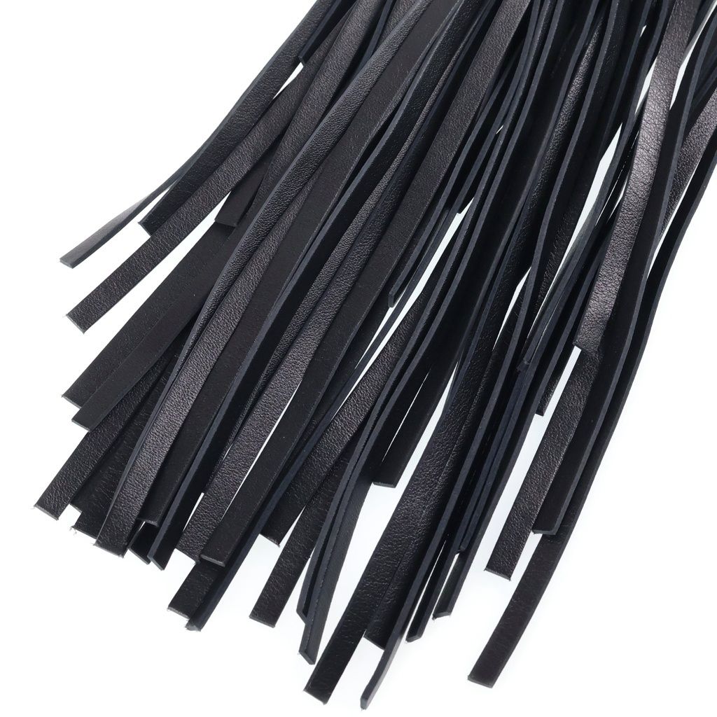 Bottega Veneta Fringe Shoulder Bag Black Leather — view 6