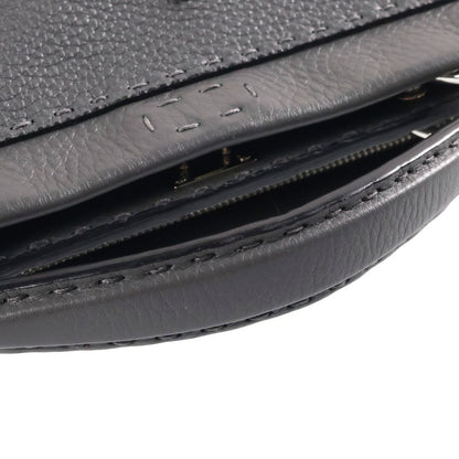 Fendi Peekaboo Mini Fit Front Design Handbag Gray — view 6