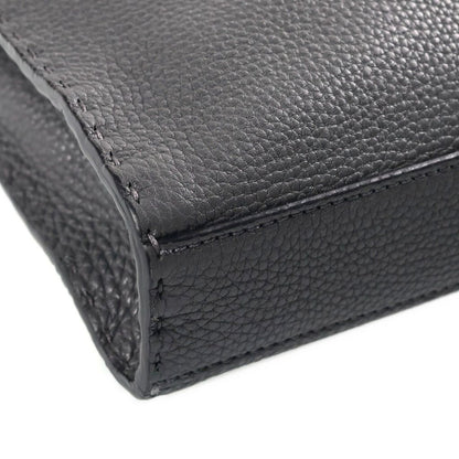 Fendi Peekaboo Mini Fit Front Design Handbag Gray — view 5