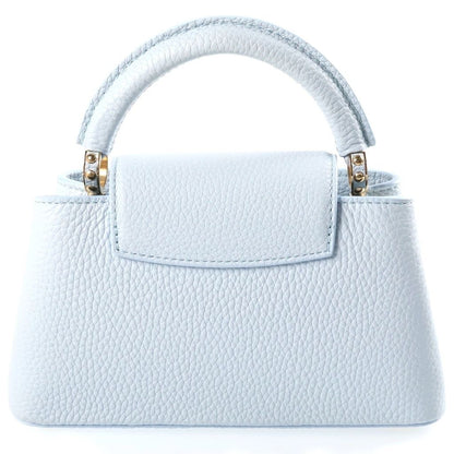 Louis Vuitton Capucines East West Mini Handbag 2-Way Back Pearl Taurillon — view 2