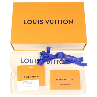 Louis Vuitton Monogram Empreinte Zippy Wallet Round Zip Leather Navy — view 6