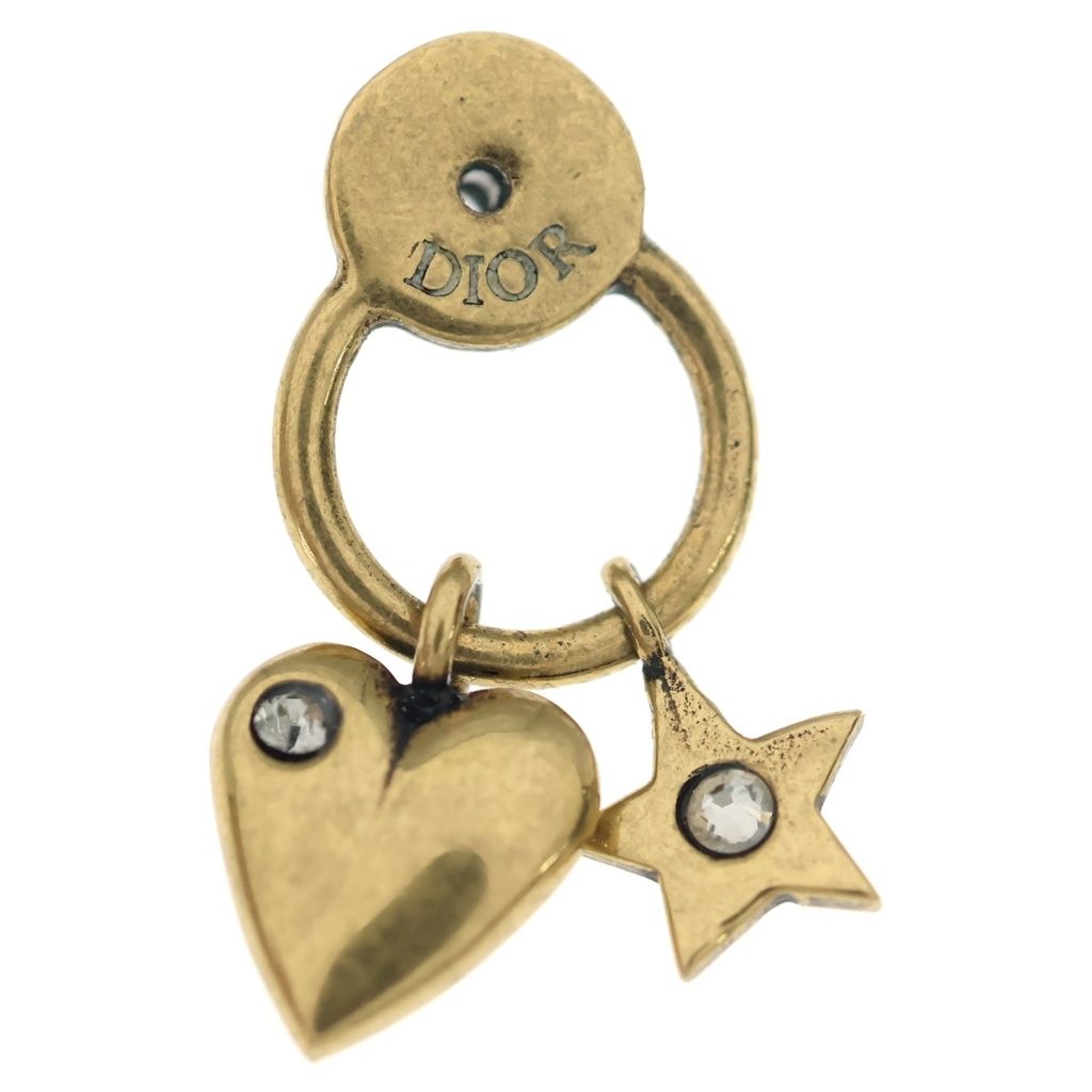 Dior J'adior Heart &star Earrings Rhinestone Gold — view 6