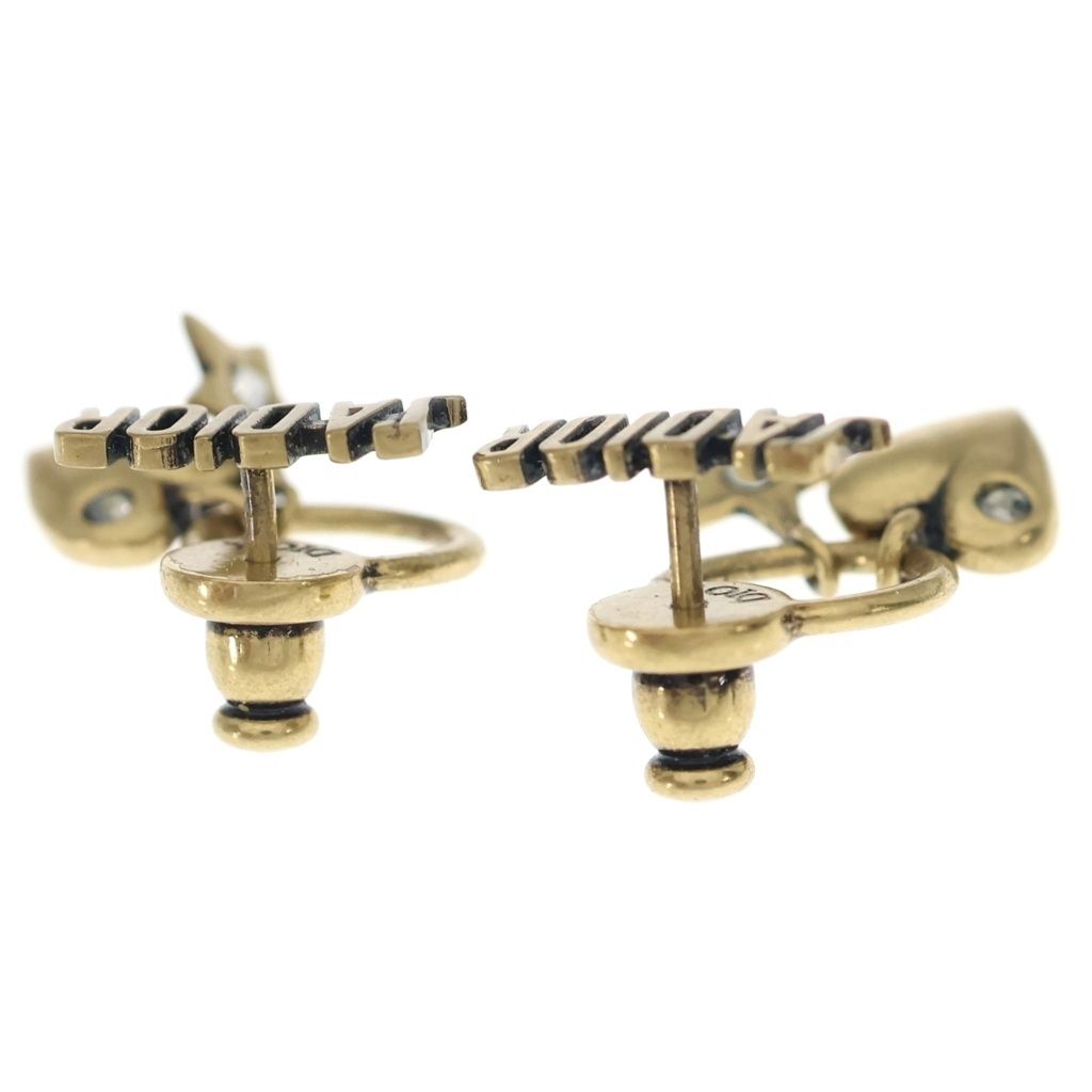 Dior J'adior Heart &star Earrings Rhinestone Gold — view 2