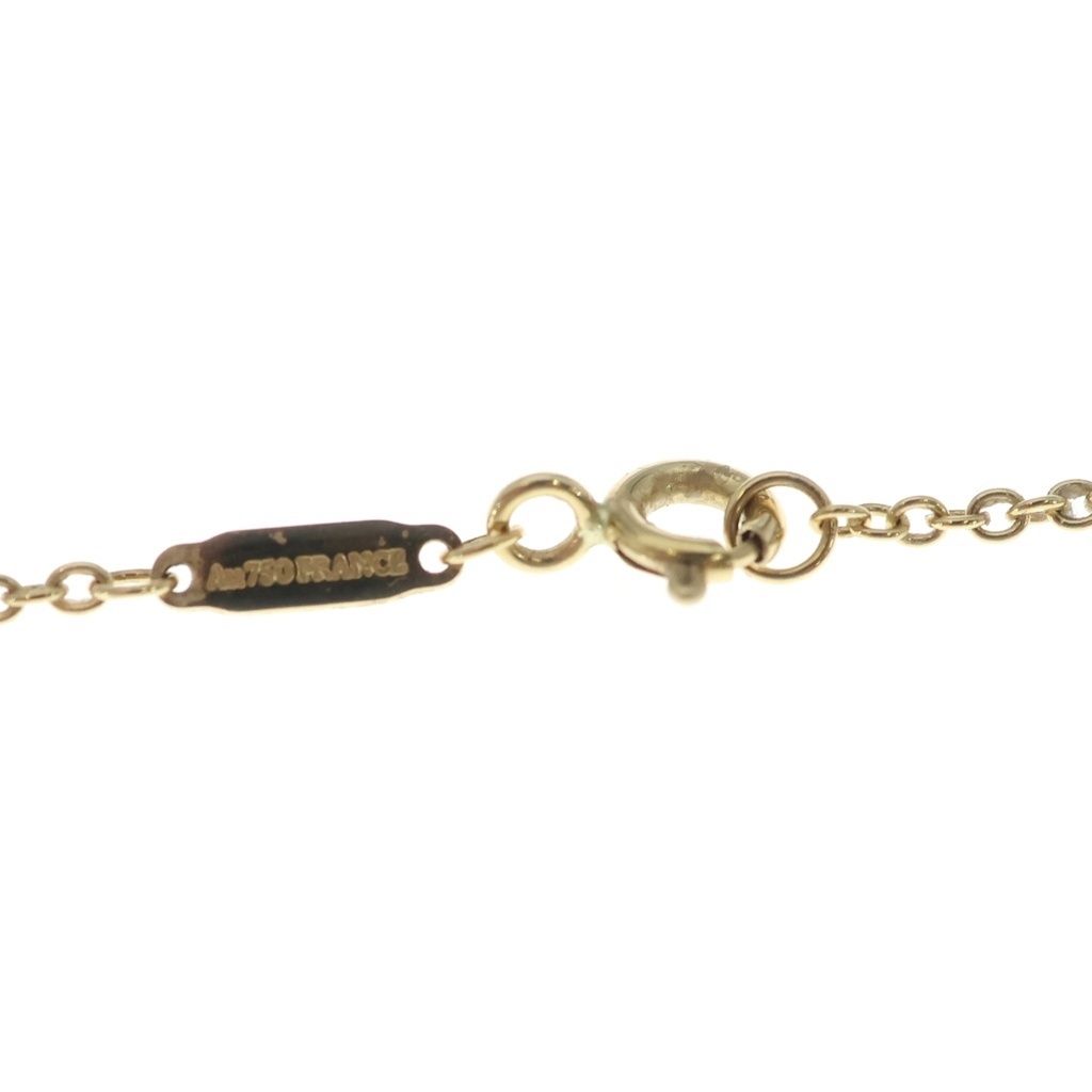 Tiffany & Co Knot Necklace Diamond Pendant Chain Yellow Gold — view 4